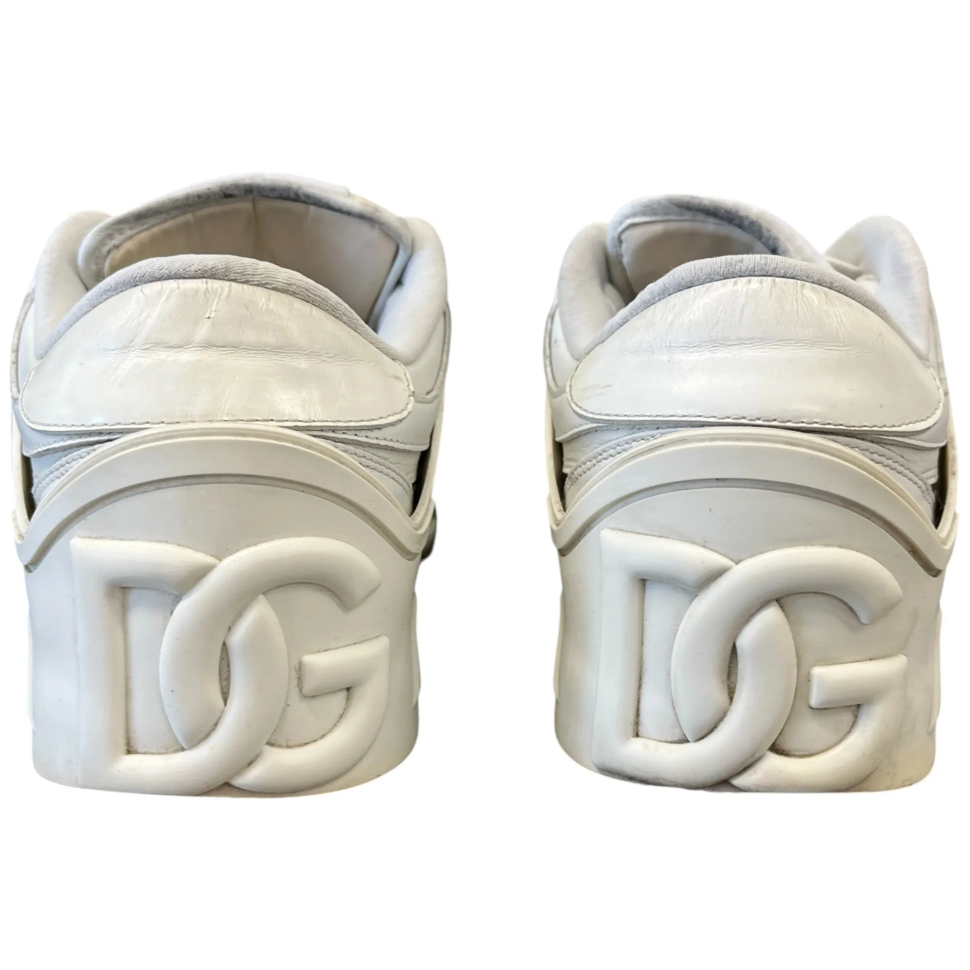 Men's Dg Logo Low Trainers White Size EU 40.5 / UK 6.5