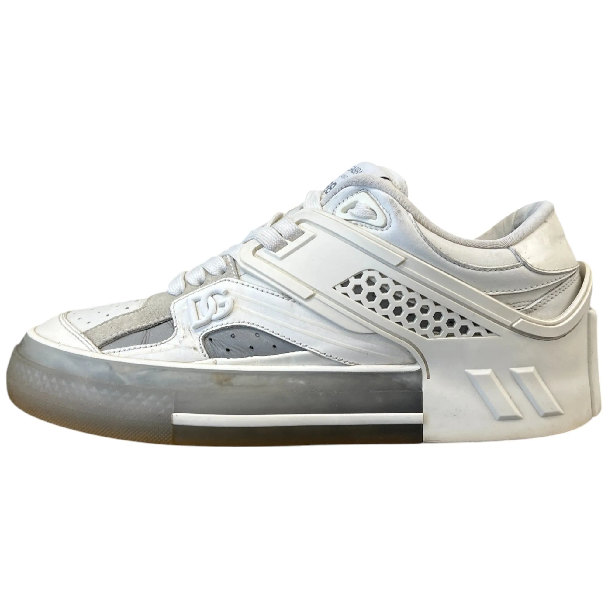 Men's Dg Logo Low Trainers White Size EU 40.5 / UK 6.5