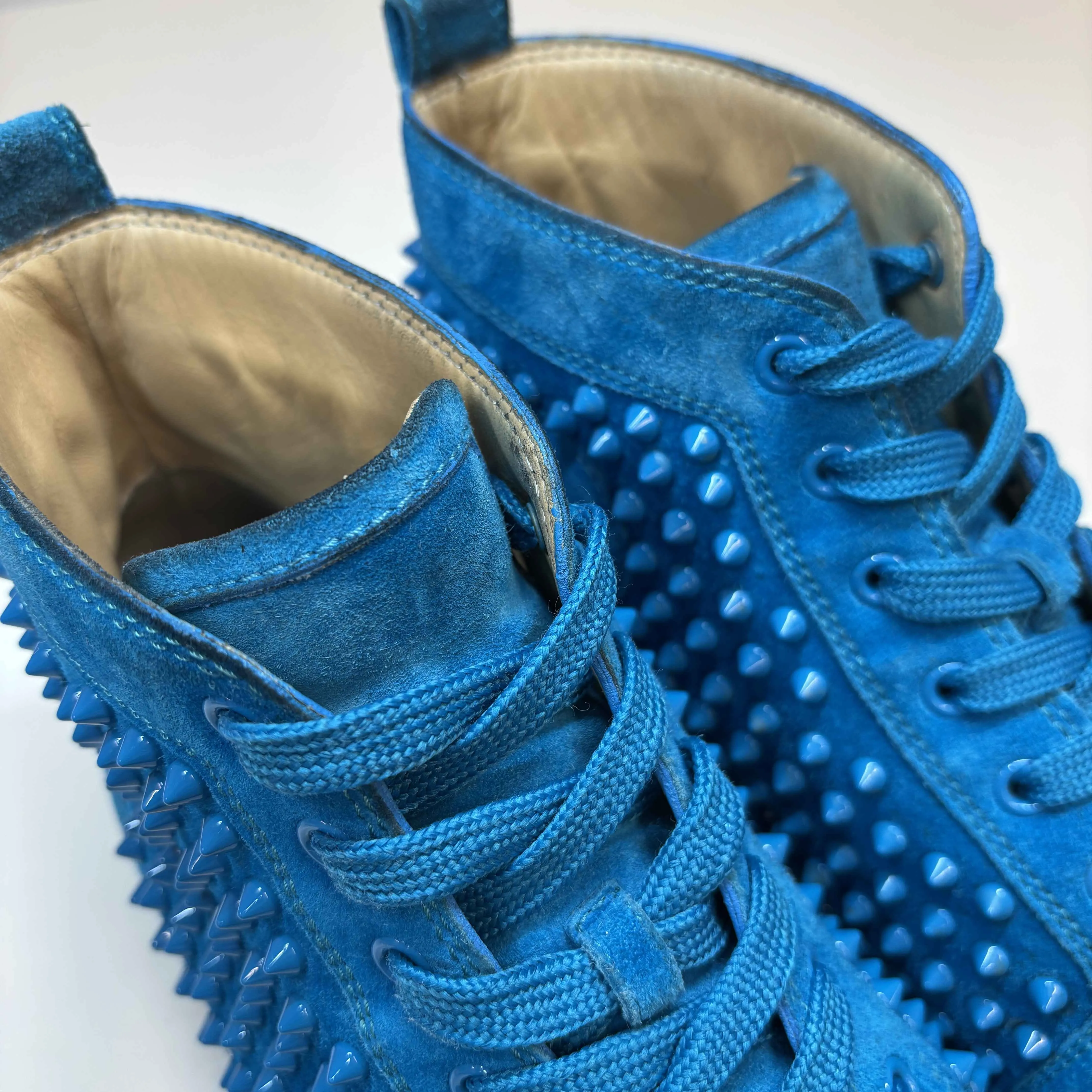 Men's Lou Spikes High Trainers Blue Size EU 41.5 / UK 7.5
