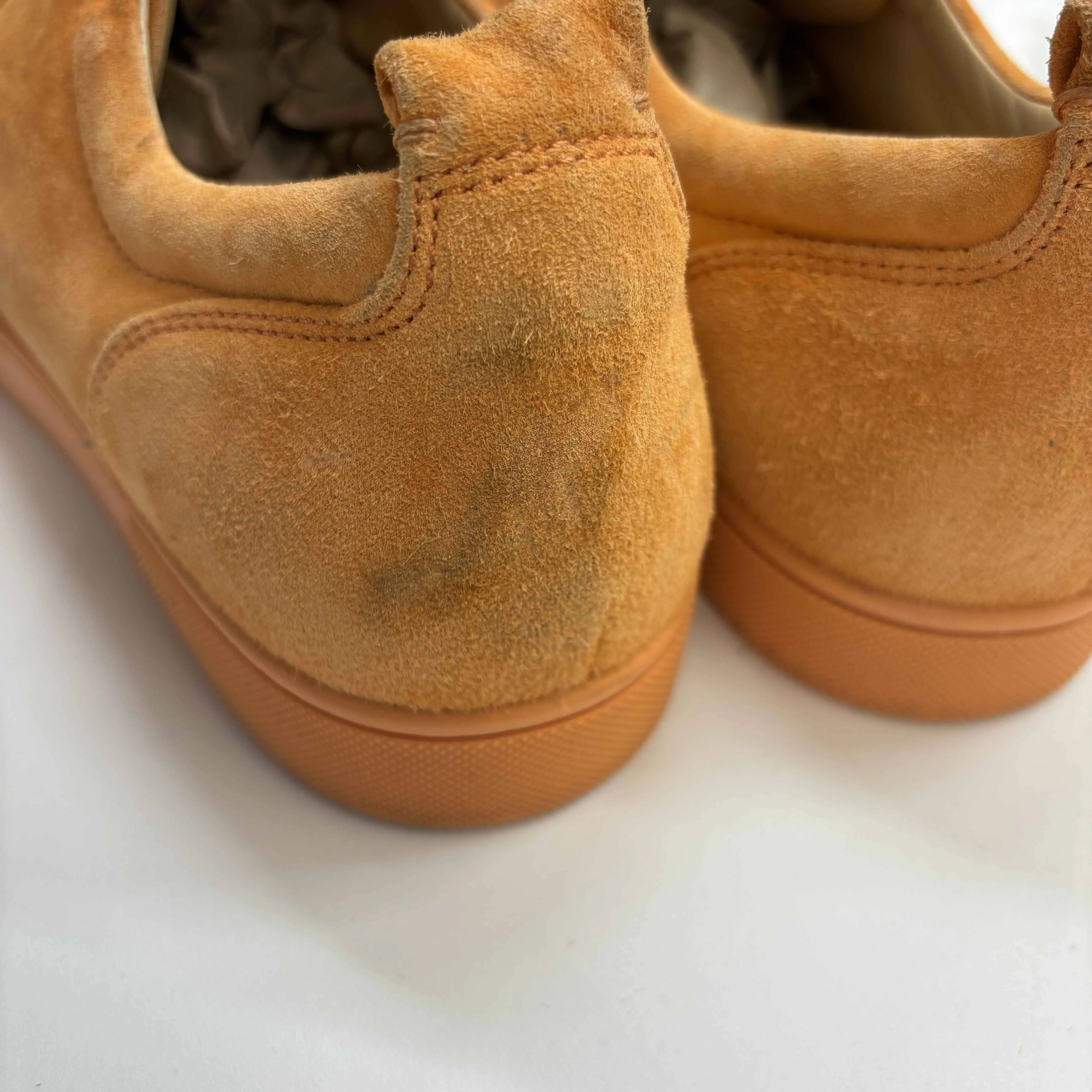 Men's Louis Junior Flat Low Trainers Orange Size EU 42 / UK 8