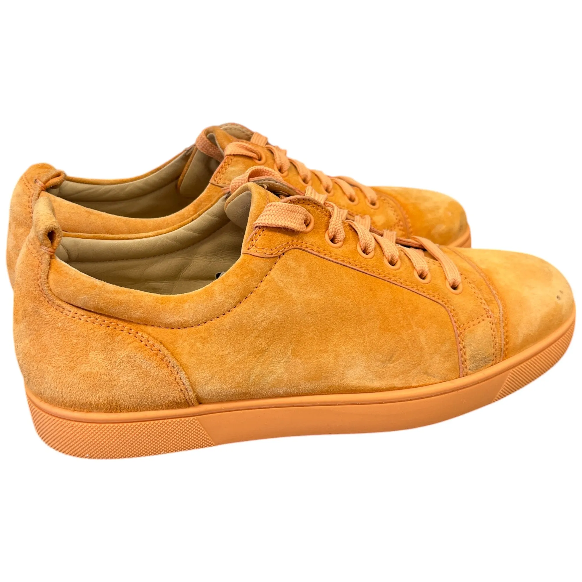 Men's Louis Junior Flat Low Trainers Orange Size EU 42 / UK 8