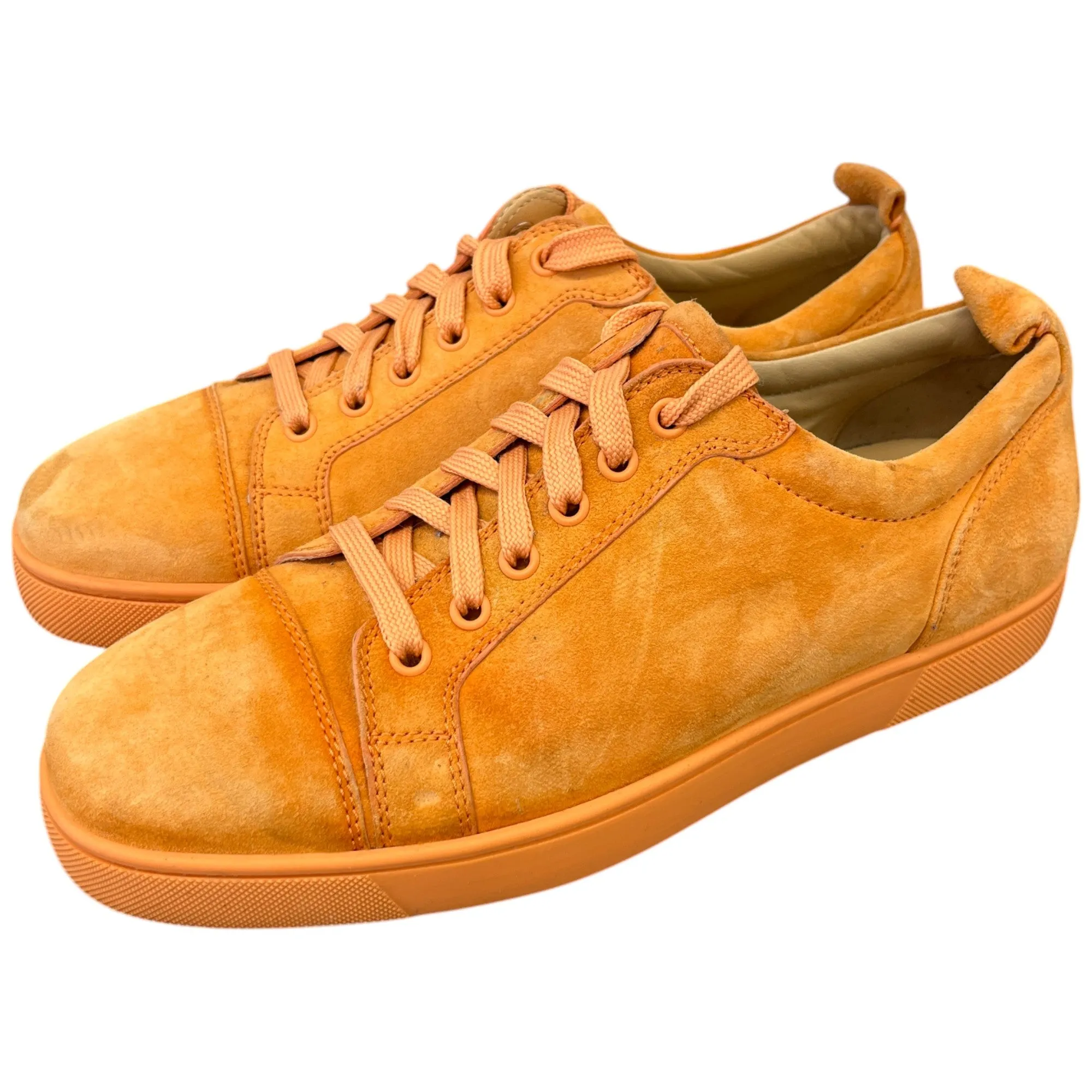 Men's Louis Junior Flat Low Trainers Orange Size EU 42 / UK 8