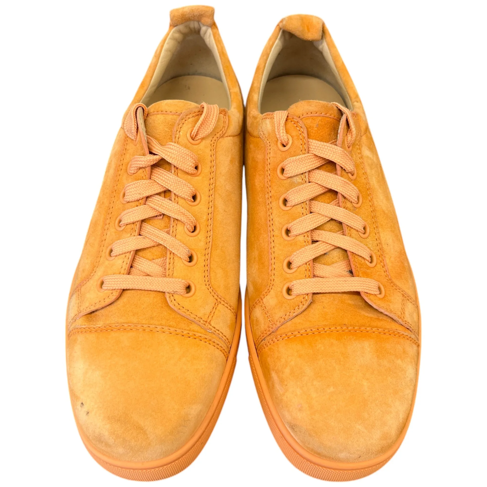Men's Louis Junior Flat Low Trainers Orange Size EU 42 / UK 8