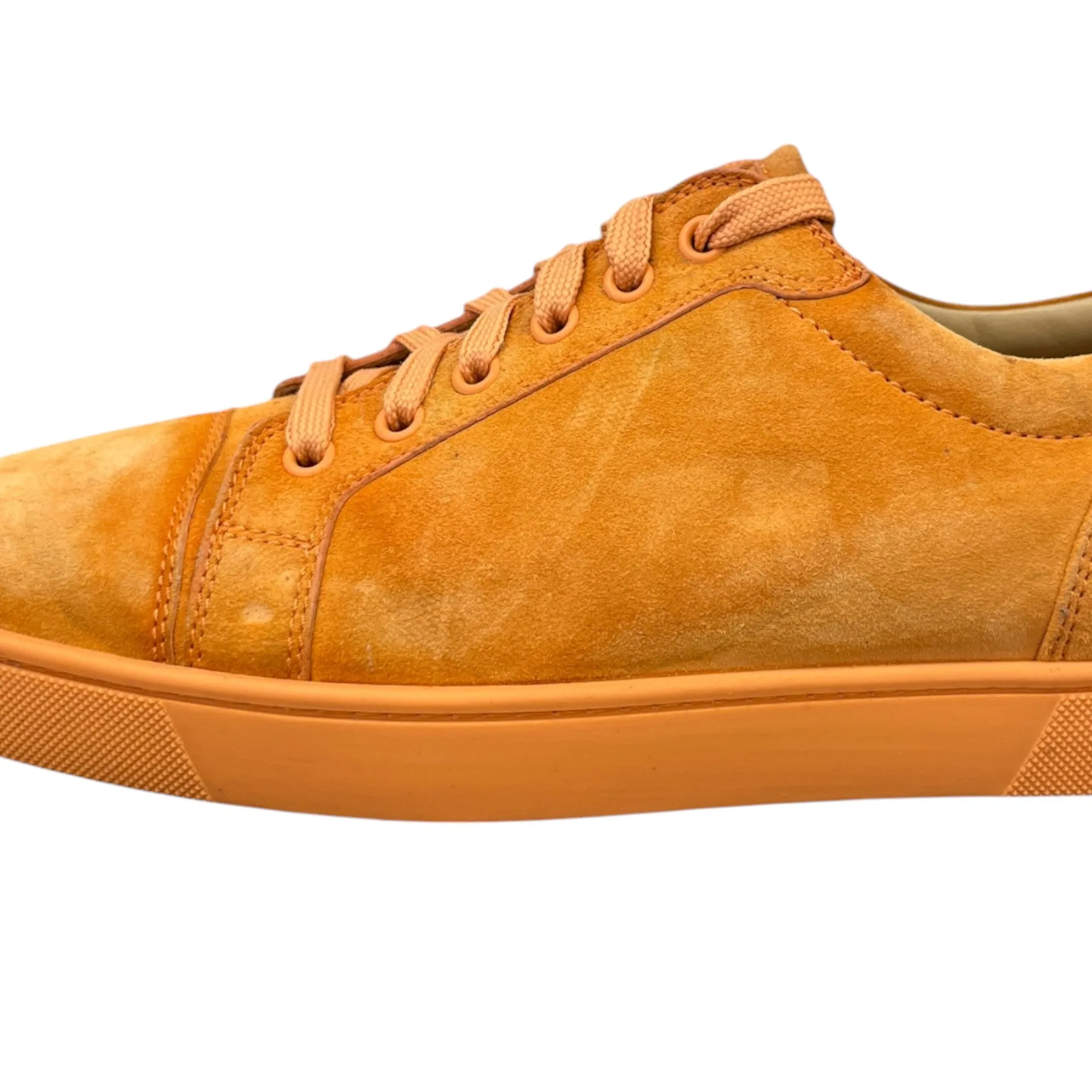 Men's Louis Junior Flat Low Trainers Orange Size EU 42 / UK 8