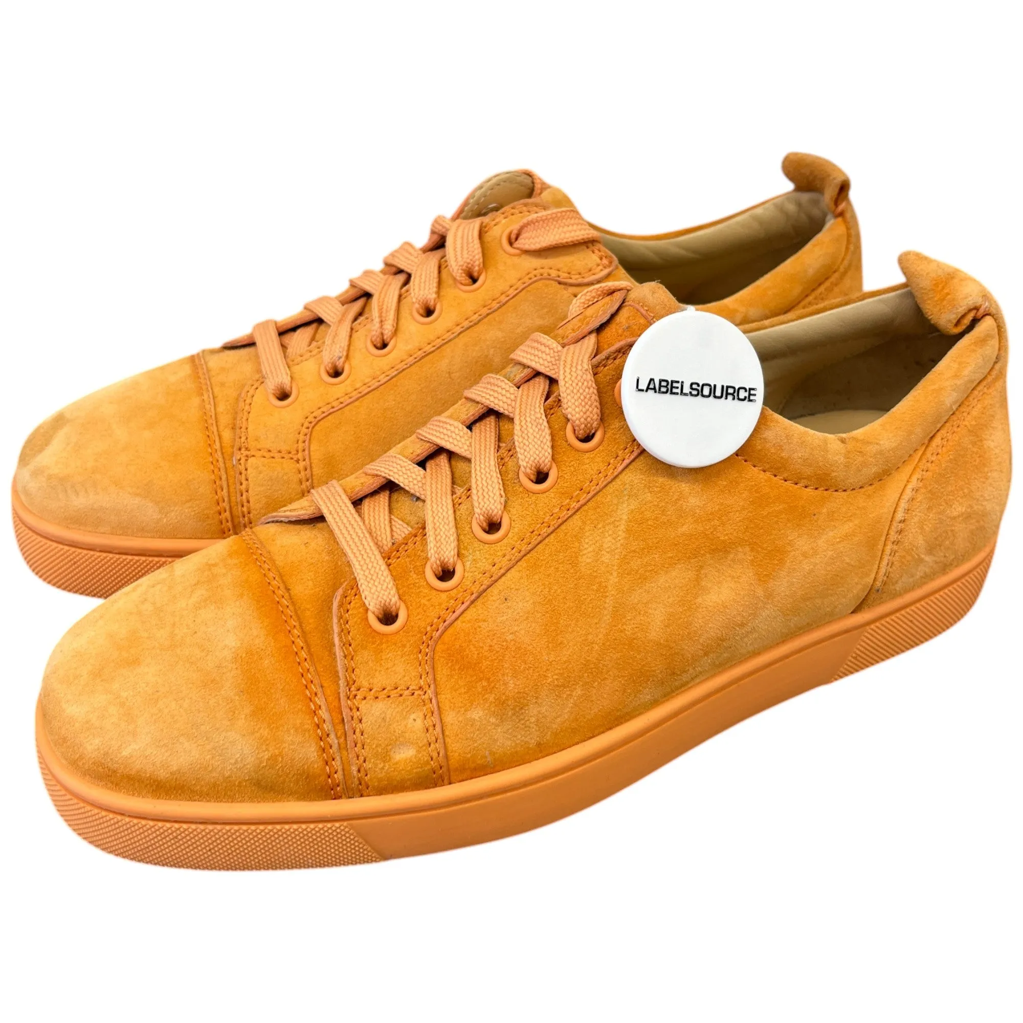 Men's Louis Junior Flat Low Trainers Orange Size EU 42 / UK 8