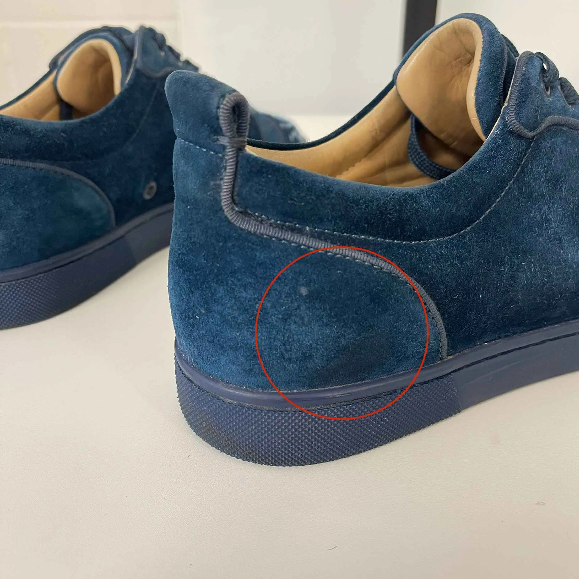 Men's Louisjunior Degra Low Trainers Navy Size EU 40 / UK 6