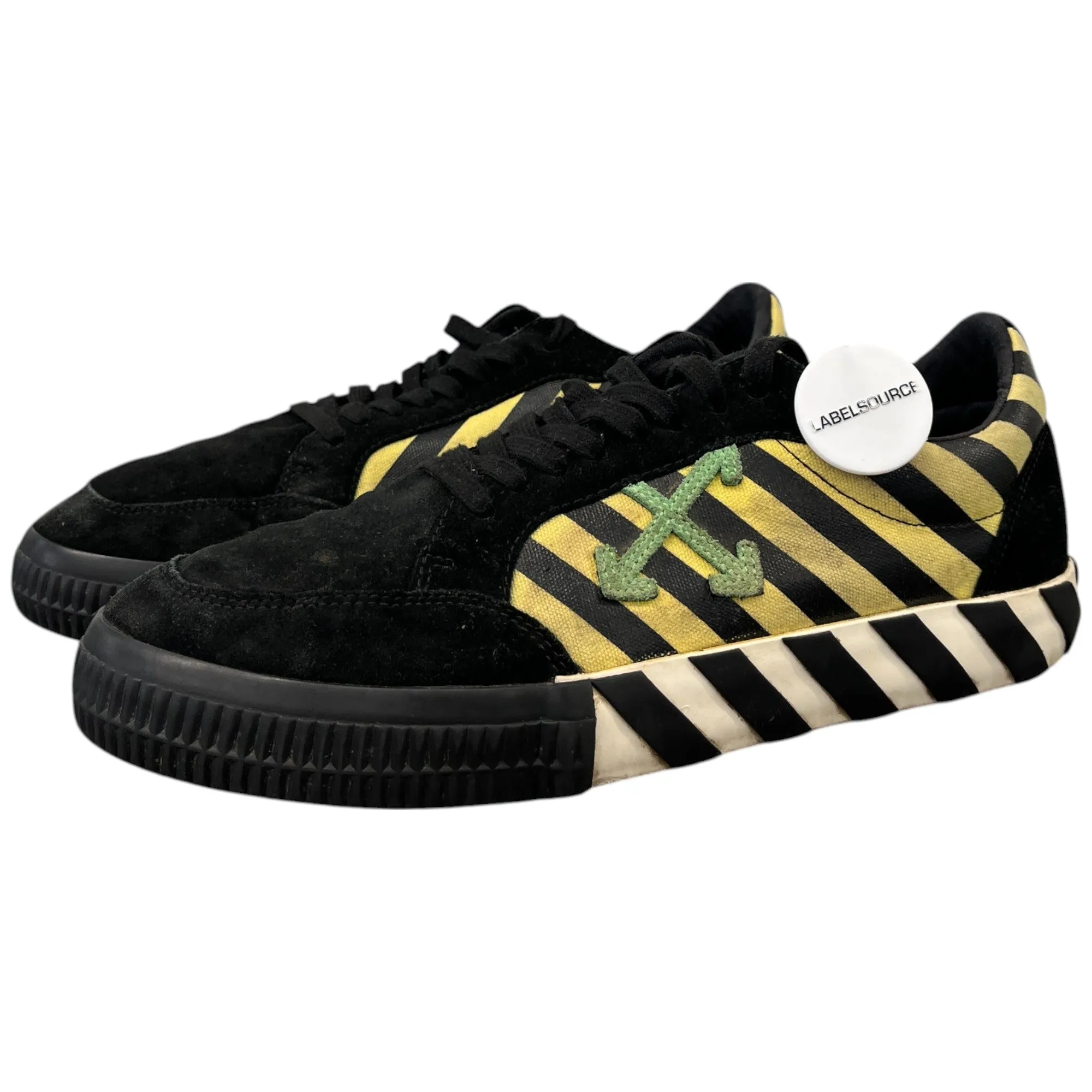Men's Low Vulcanised Low Trainers Black Size EU 44 / UK 10