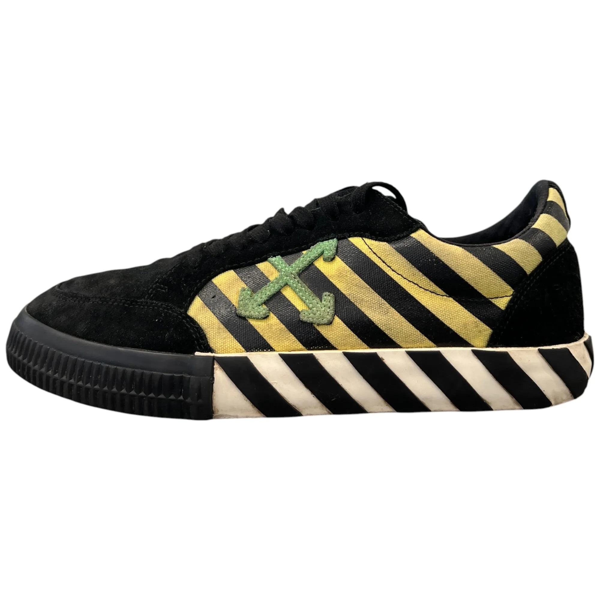 Men's Low Vulcanised Low Trainers Black Size EU 44 / UK 10