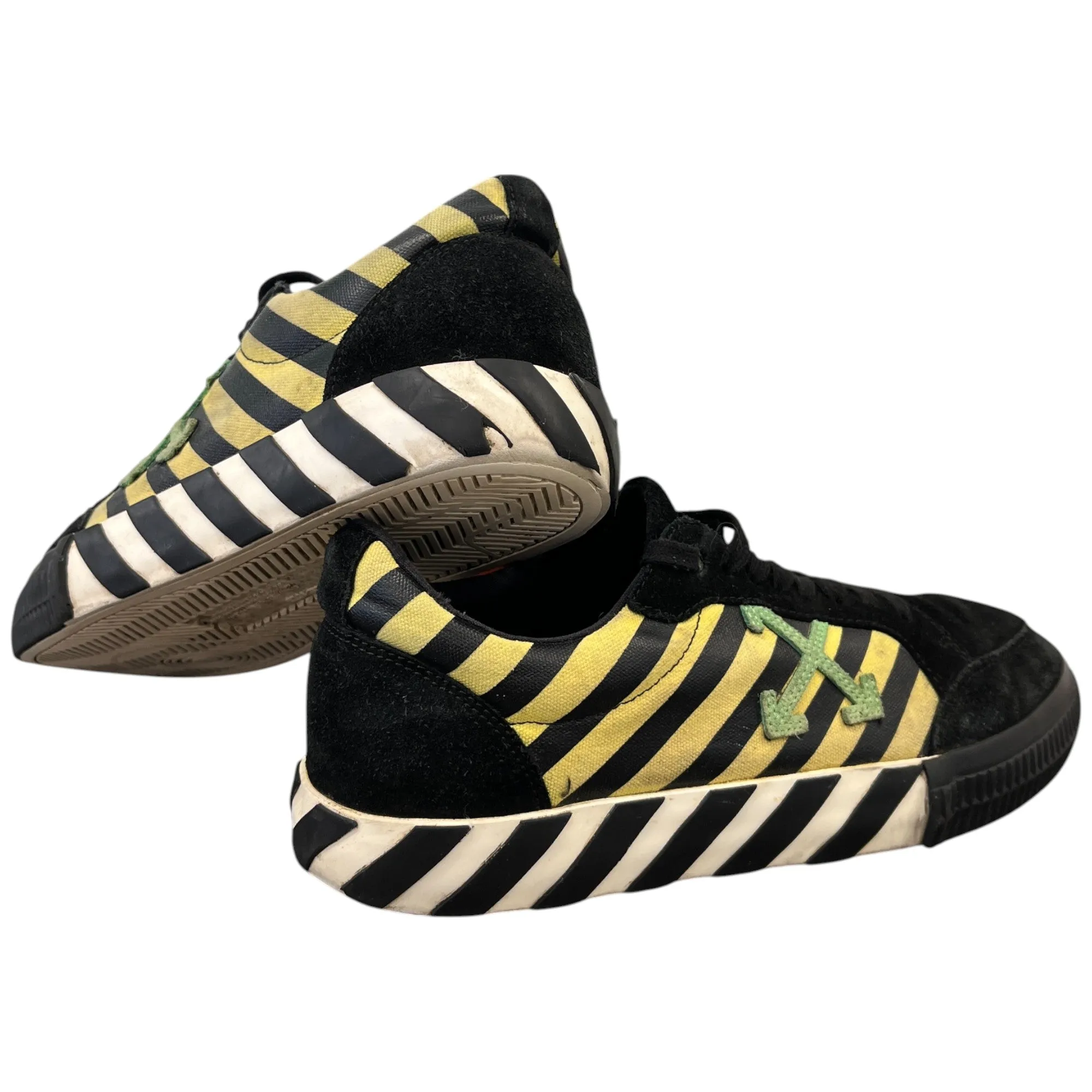 Men's Low Vulcanised Low Trainers Black Size EU 44 / UK 10