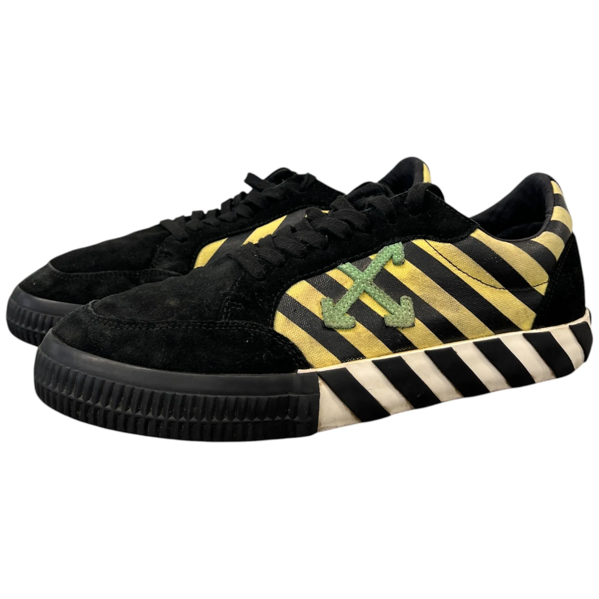 Men's Low Vulcanised Low Trainers Black Size EU 44 / UK 10