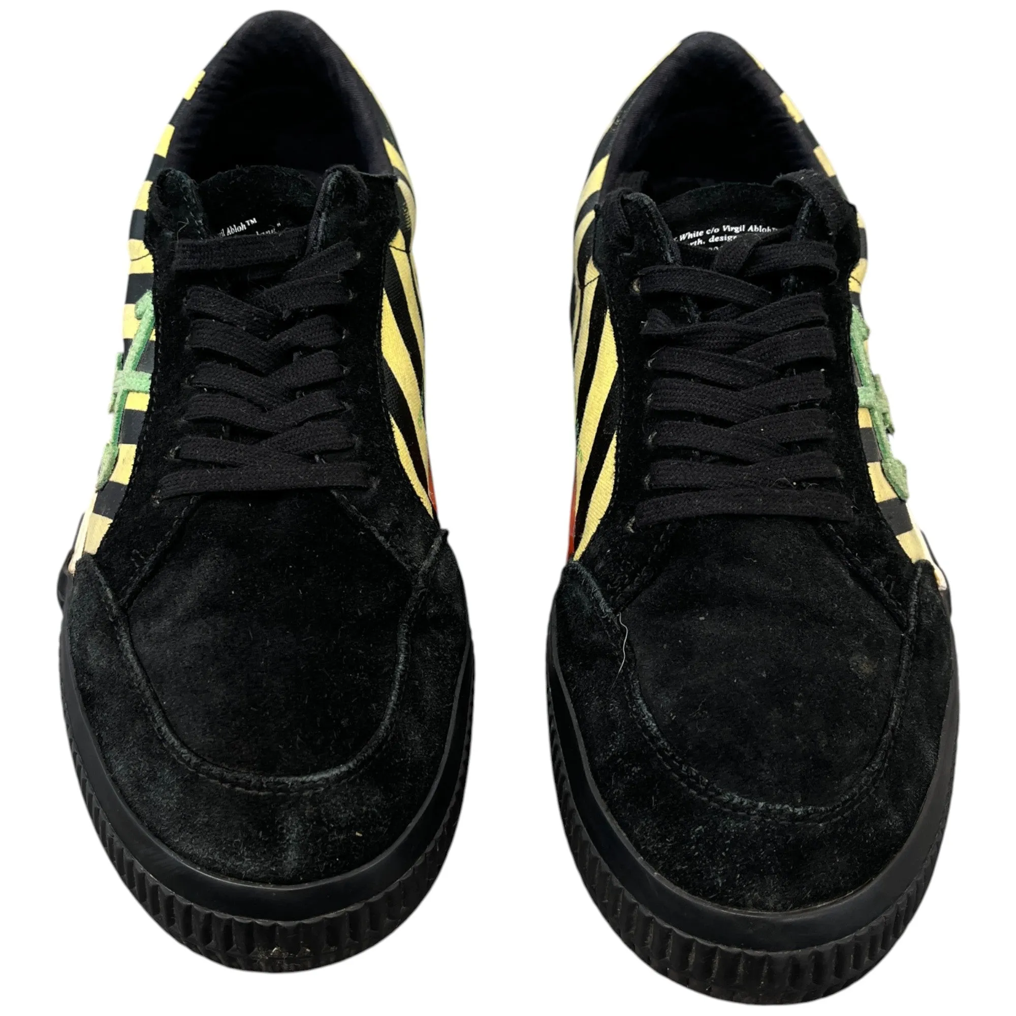 Men's Low Vulcanised Low Trainers Black Size EU 44 / UK 10