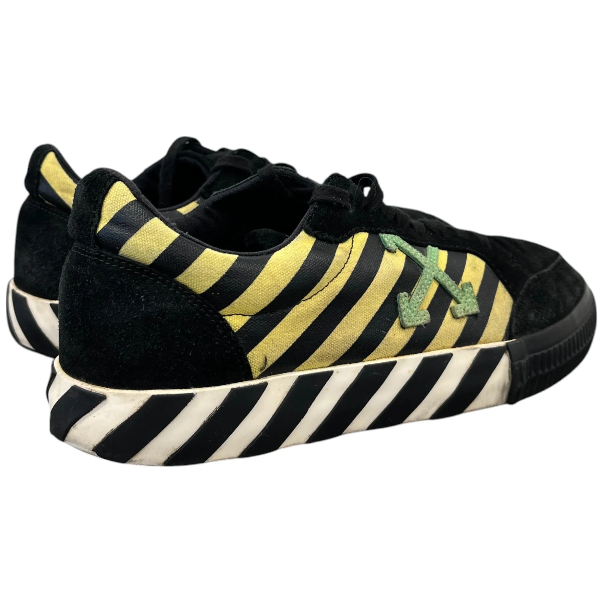 Men's Low Vulcanised Low Trainers Black Size EU 44 / UK 10