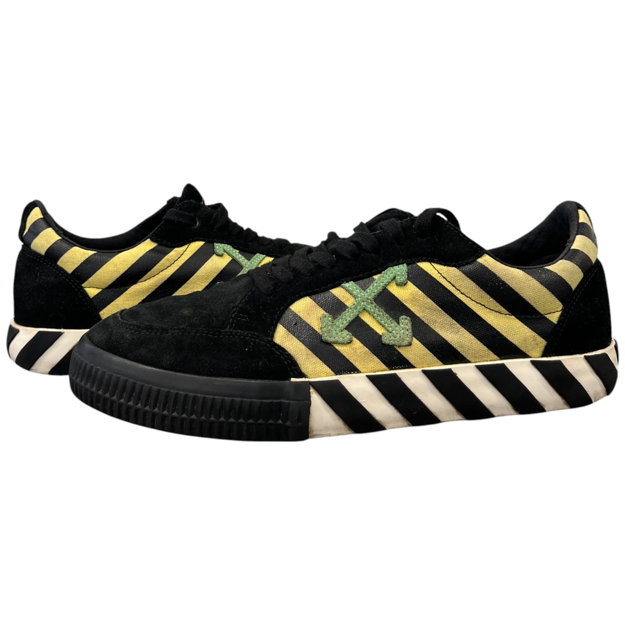 Men's Low Vulcanised Low Trainers Black Size EU 44 / UK 10