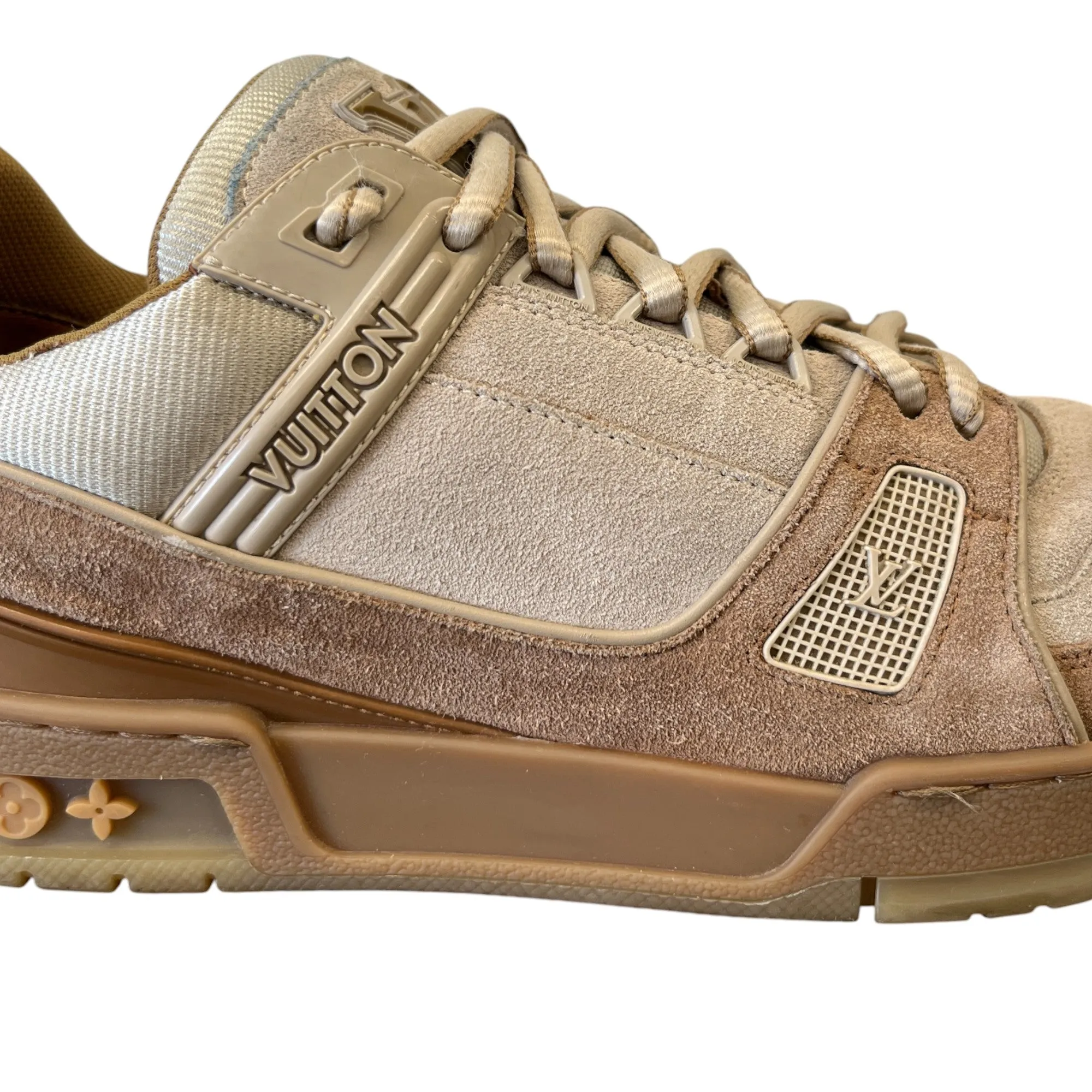 Men's Lv Low Trainers Brown Size EU 40 / UK 6