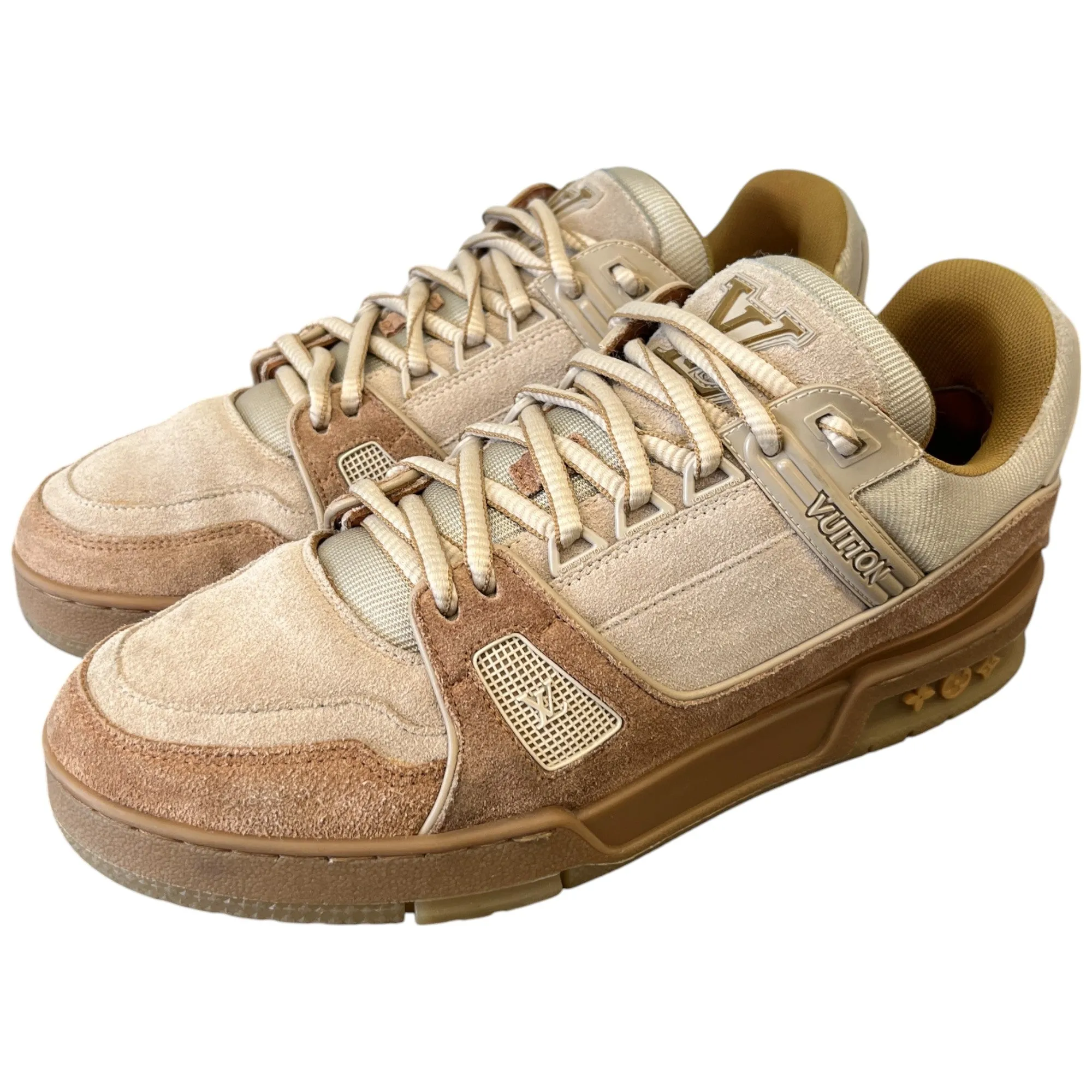 Men's Lv Low Trainers Brown Size EU 40 / UK 6