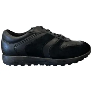 Men's Medusa Plaque Low Trainers Black Size EU 41 / UK 7