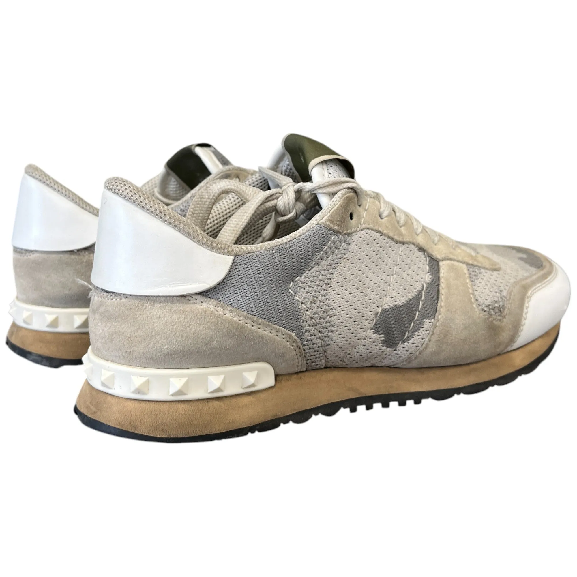 Men's Rockrunner Camouflage Low Trainers Grey Size EU 40 / UK 6