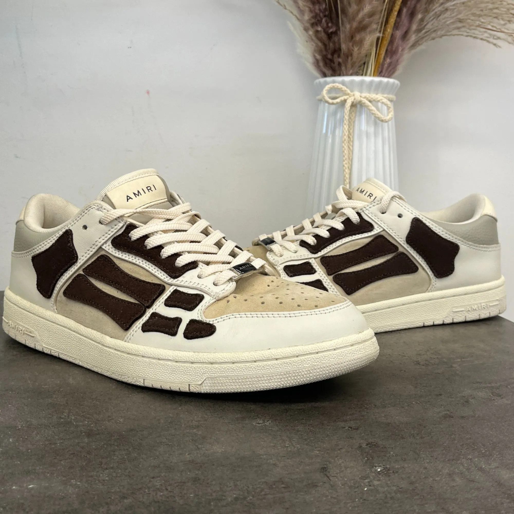 Men's Skel Top Low Trainers Brown Size EU 42 / UK 8