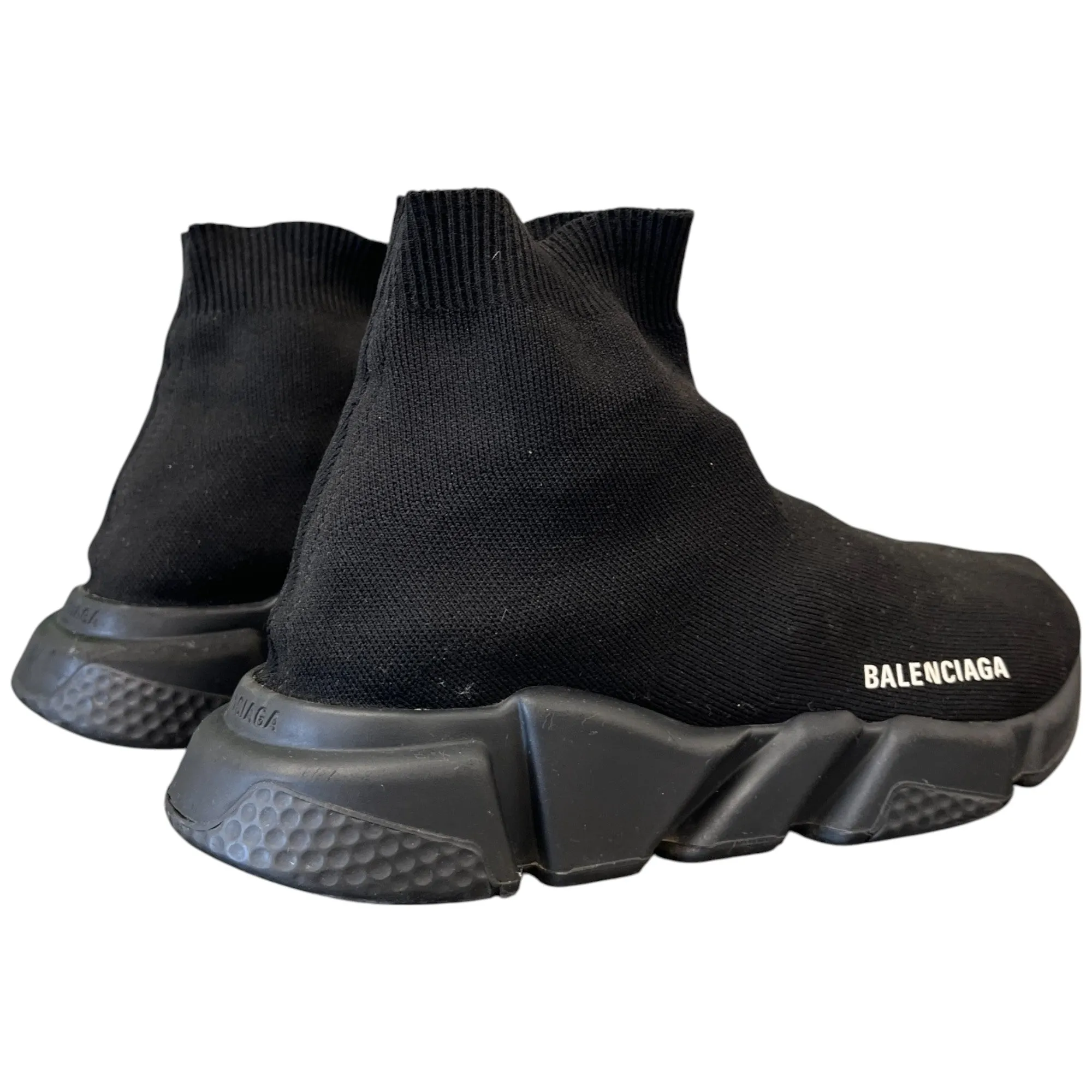 Men's Speed Sock High Trainers Black Size EU 41 / UK 7