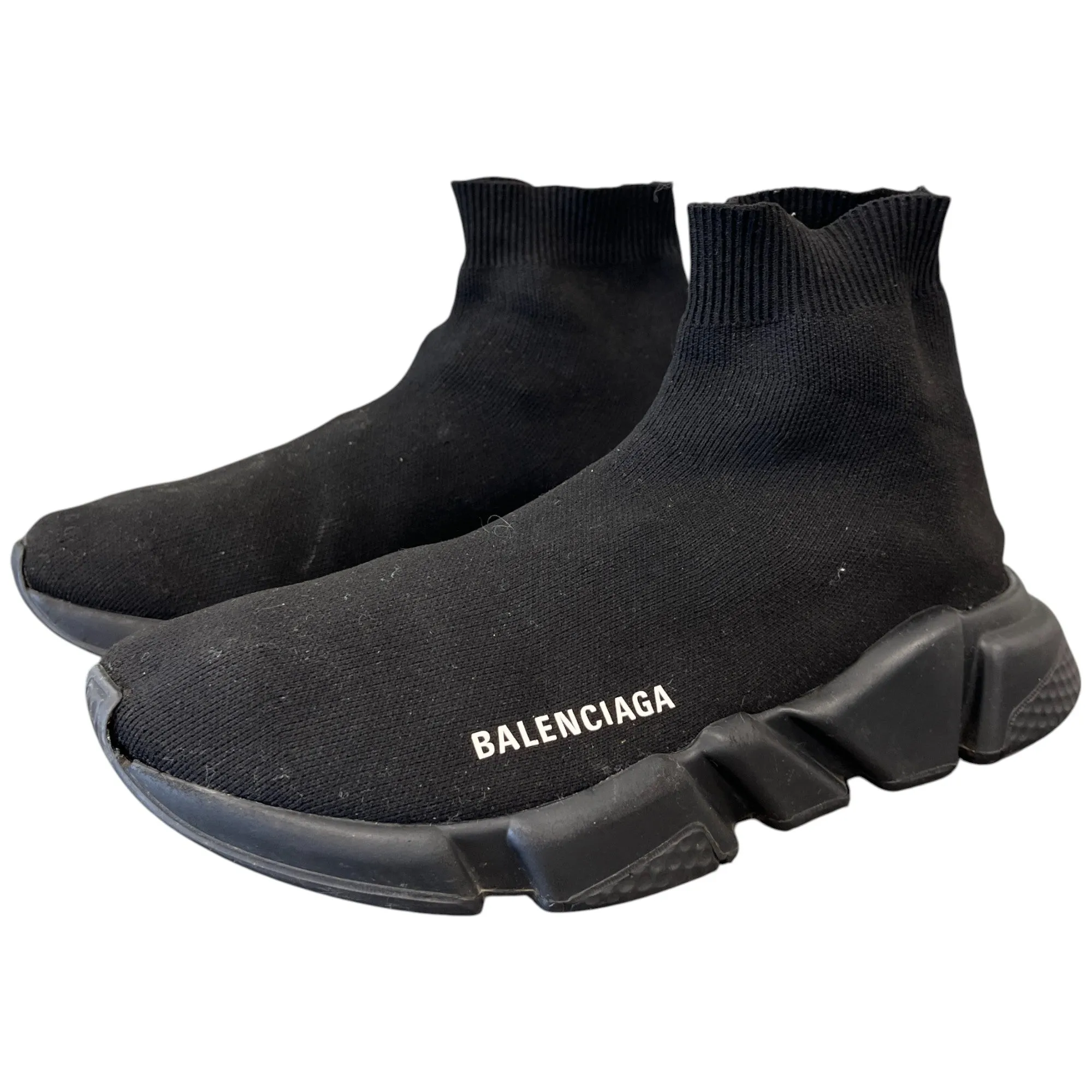 Men's Speed Sock High Trainers Black Size EU 41 / UK 7