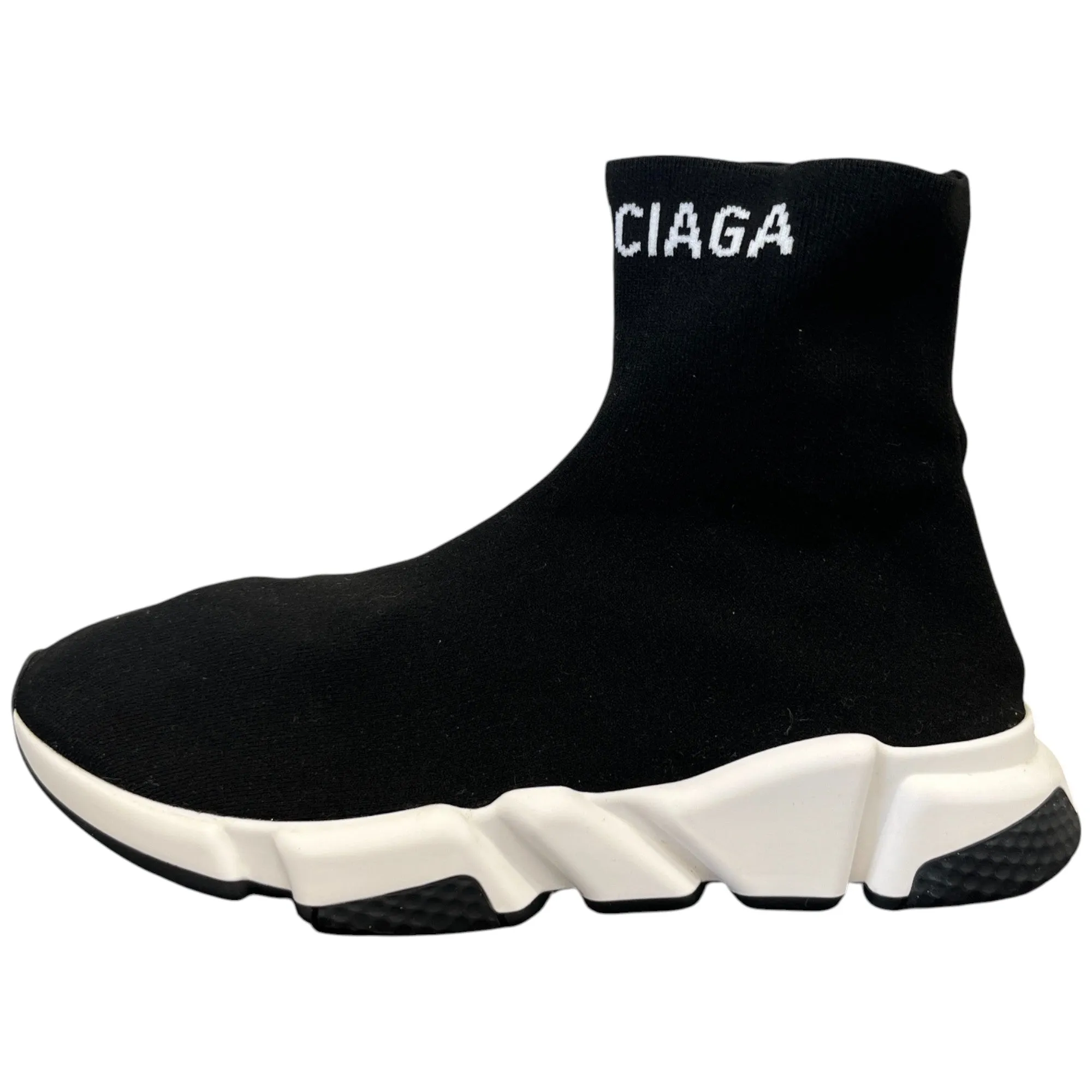 Men's Speed Sock High Trainers Black Size EU 42 / UK 8