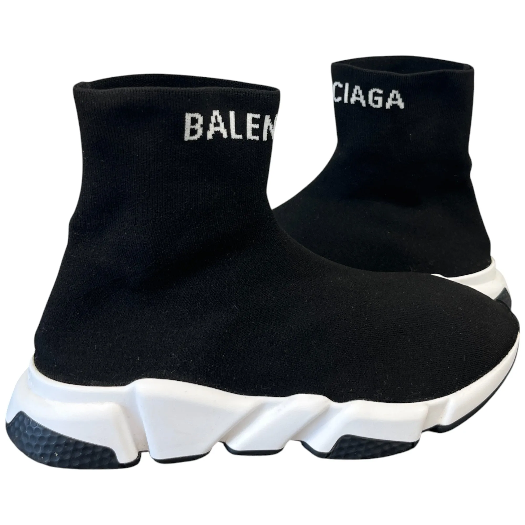 Men's Speed Sock High Trainers Black Size EU 42 / UK 8