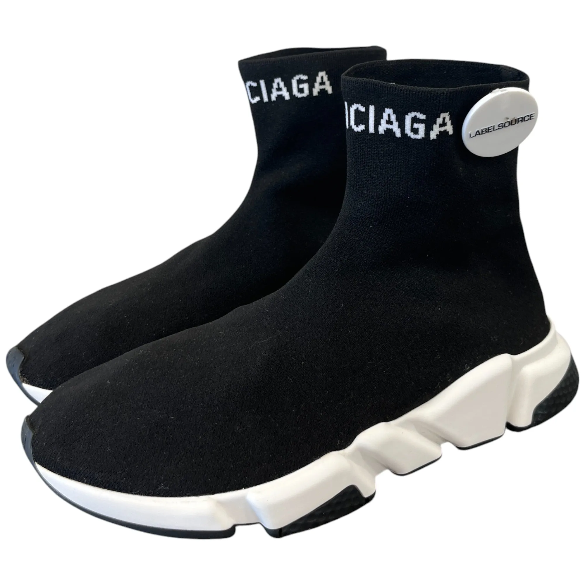 Men's Speed Sock High Trainers Black Size EU 42 / UK 8