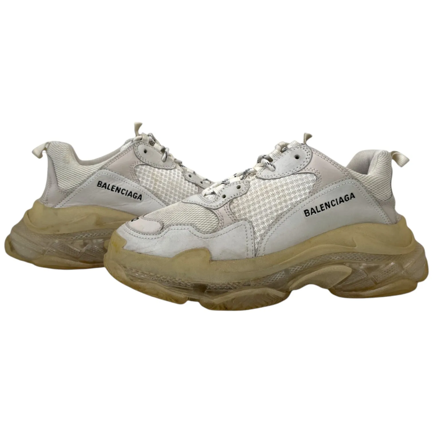 Men's Triple S Low Trainers White Size EU 42 / UK 8