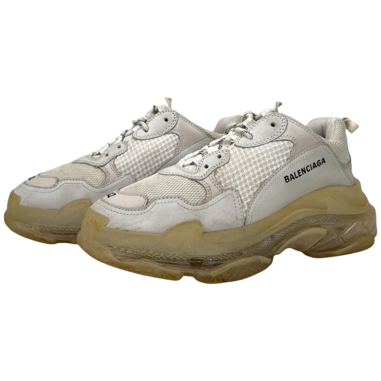 Men's Triple S Low Trainers White Size EU 42 / UK 8