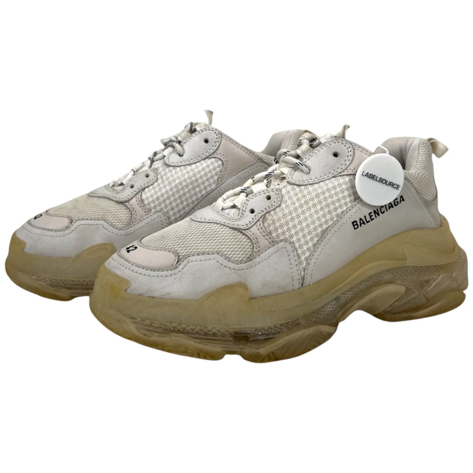 Men's Triple S Low Trainers White Size EU 42 / UK 8