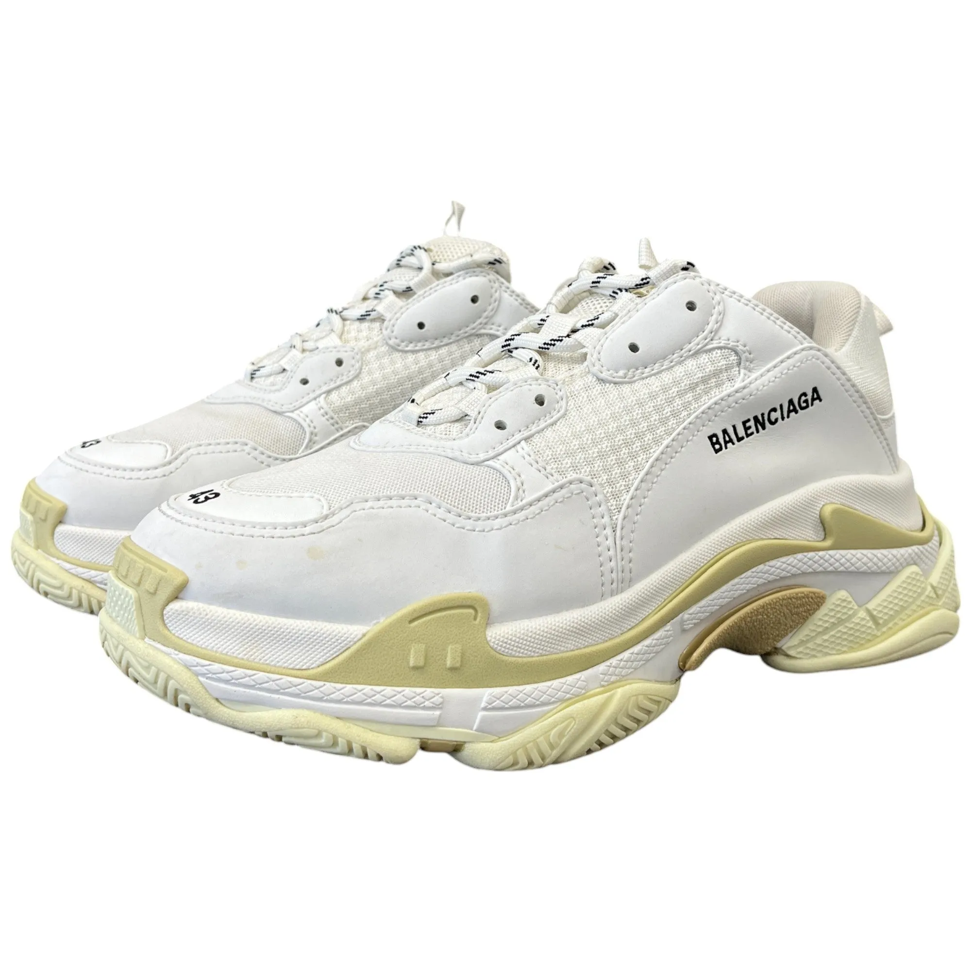 Men's Triple S Low Trainers White Size EU 43 / UK 9