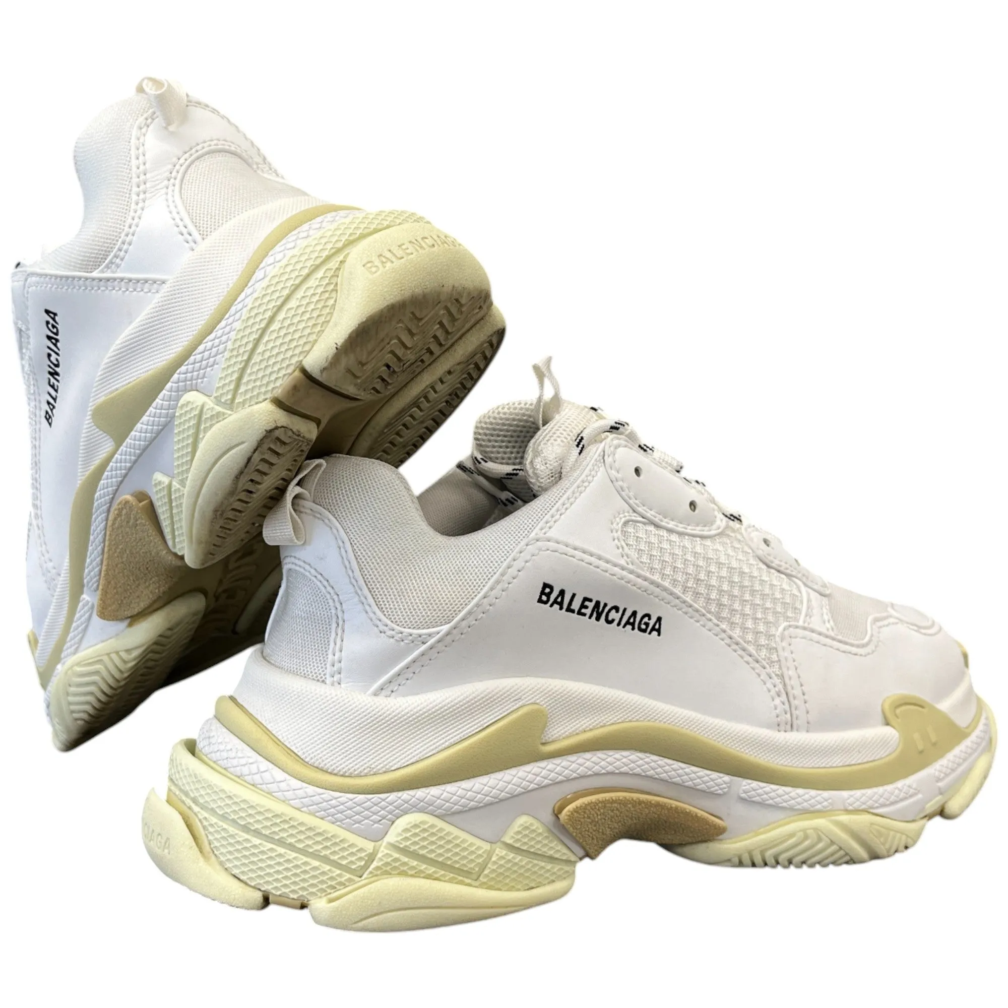 Men's Triple S Low Trainers White Size EU 43 / UK 9