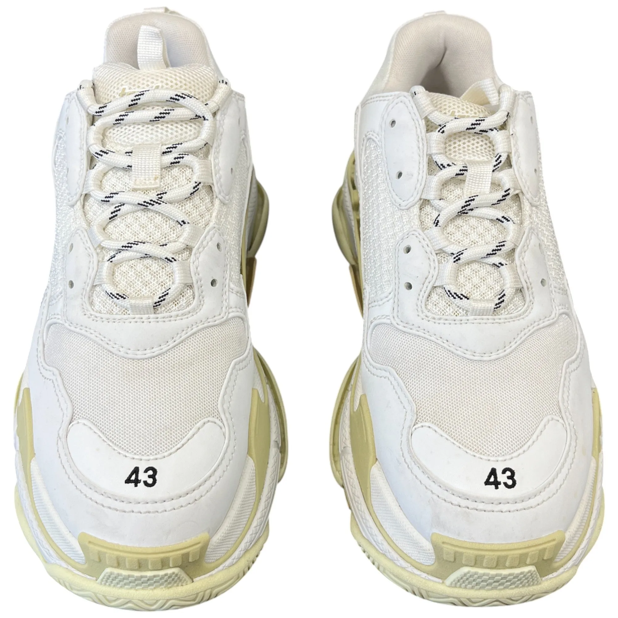 Men's Triple S Low Trainers White Size EU 43 / UK 9