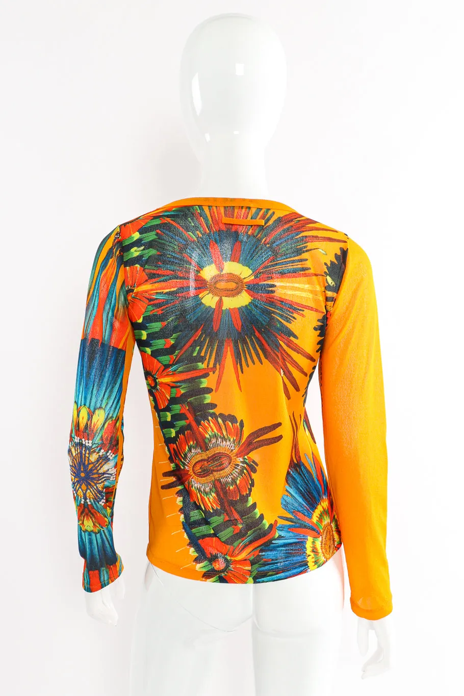 Mesh Feather Top