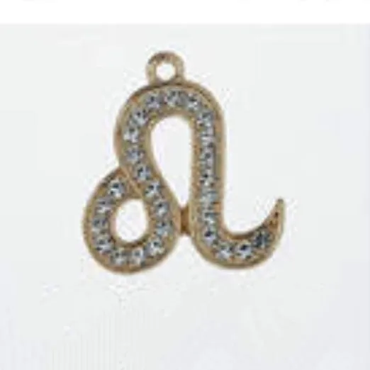 METAL SHOE CHARMS - BLINGY ZODIAC