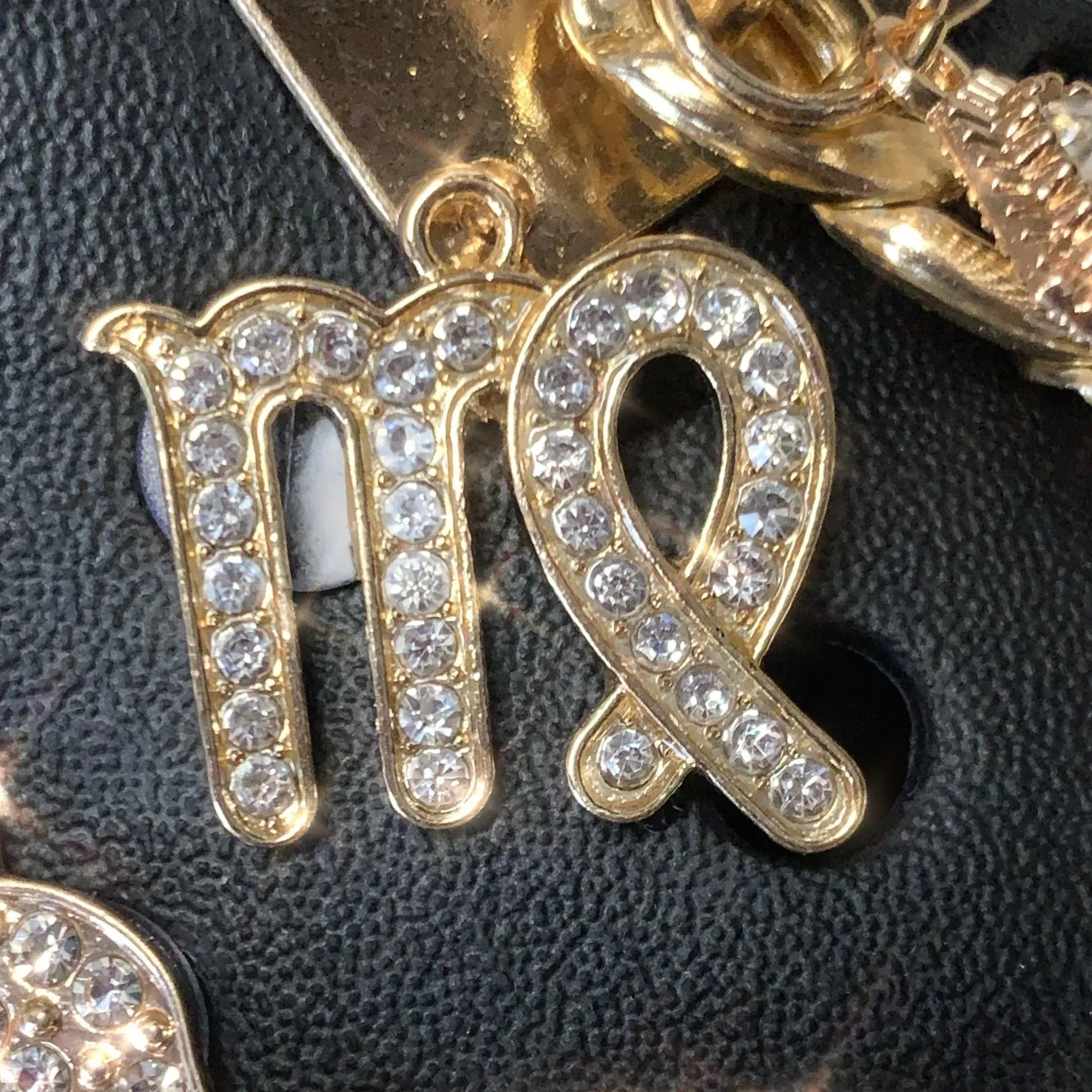 METAL SHOE CHARMS - BLINGY ZODIAC
