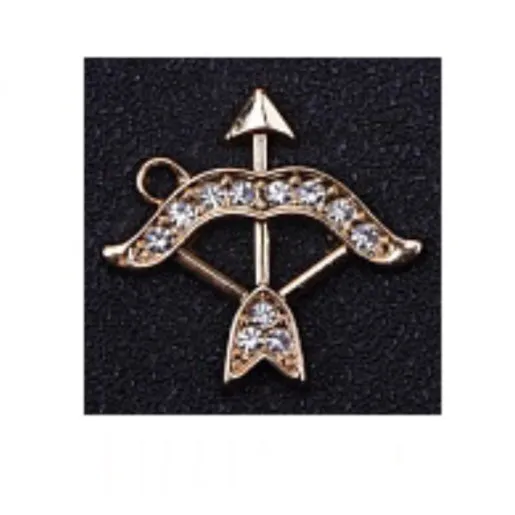 METAL SHOE CHARMS - BLINGY ZODIAC
