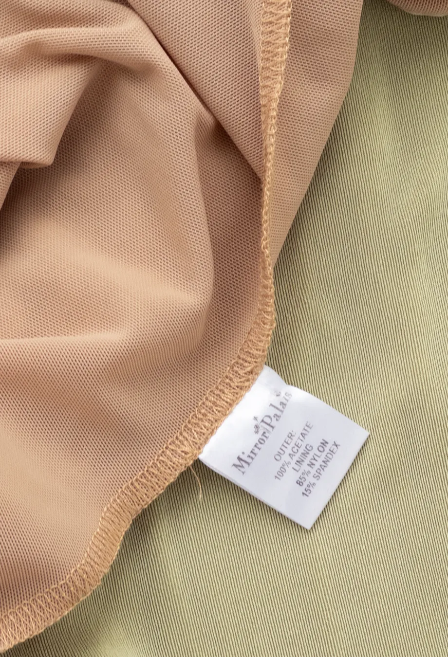 Mirror Palais Supermodel Dress in Pistachio