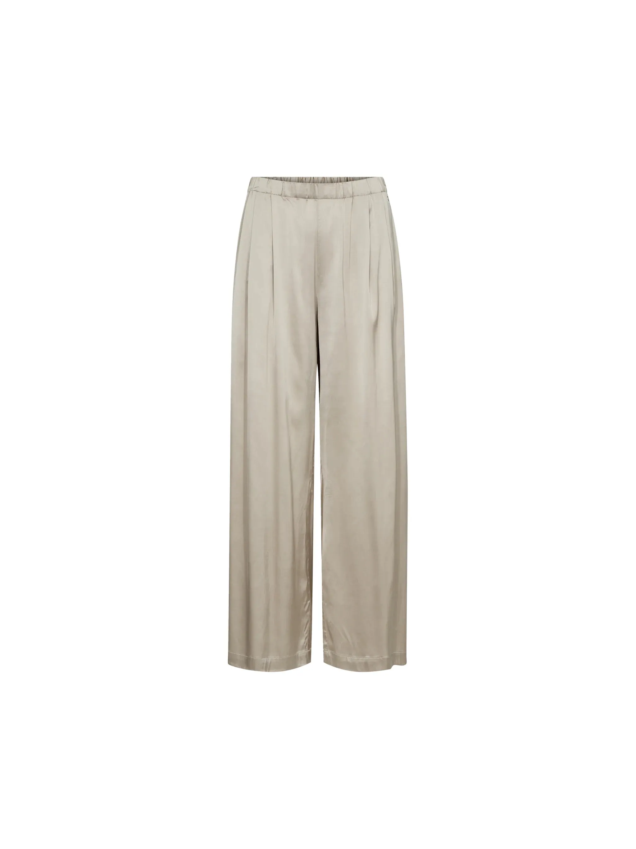 Mos Mosh - Rita Satin Pant | Feather Gray