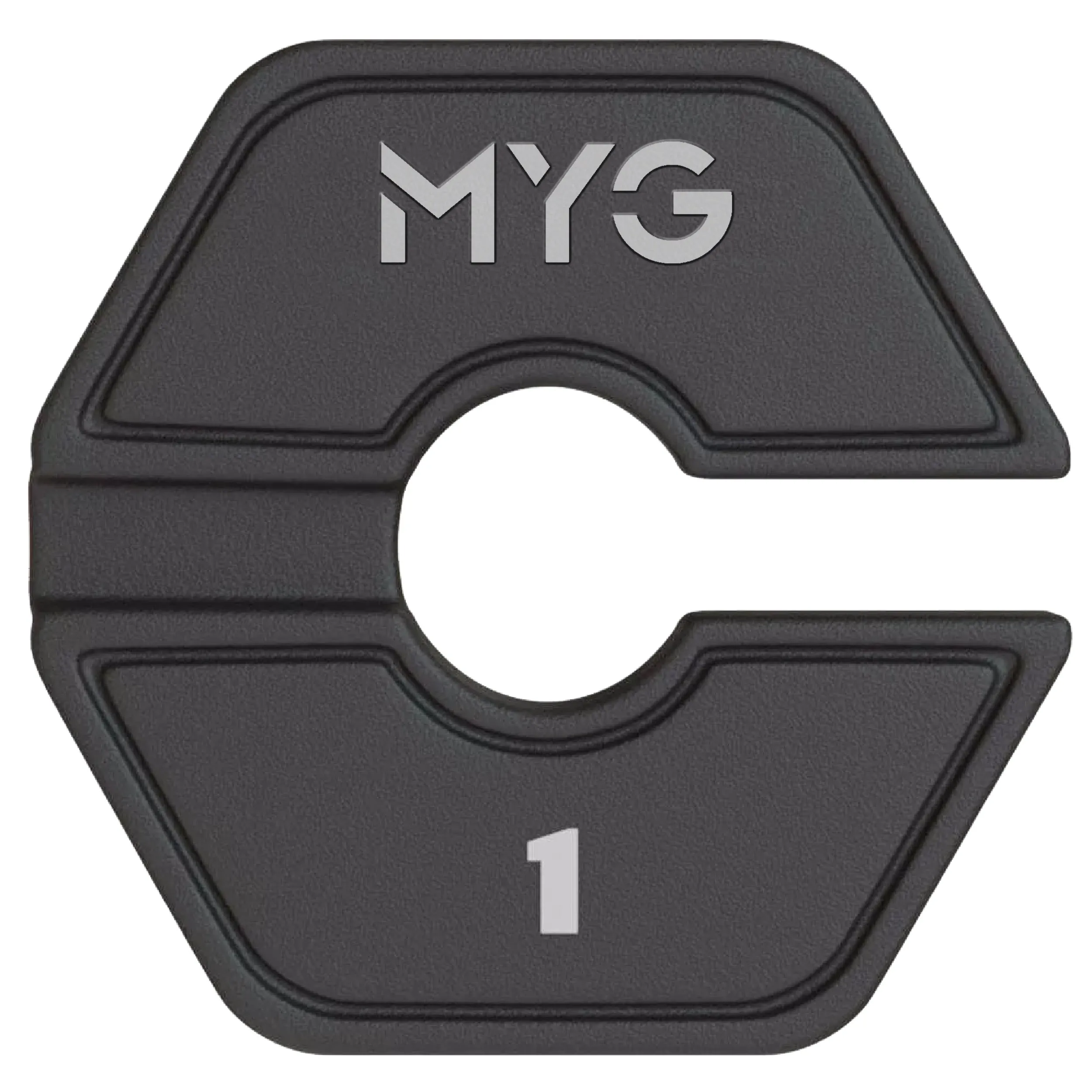 MYG 2032B Blaze rubber weight plate