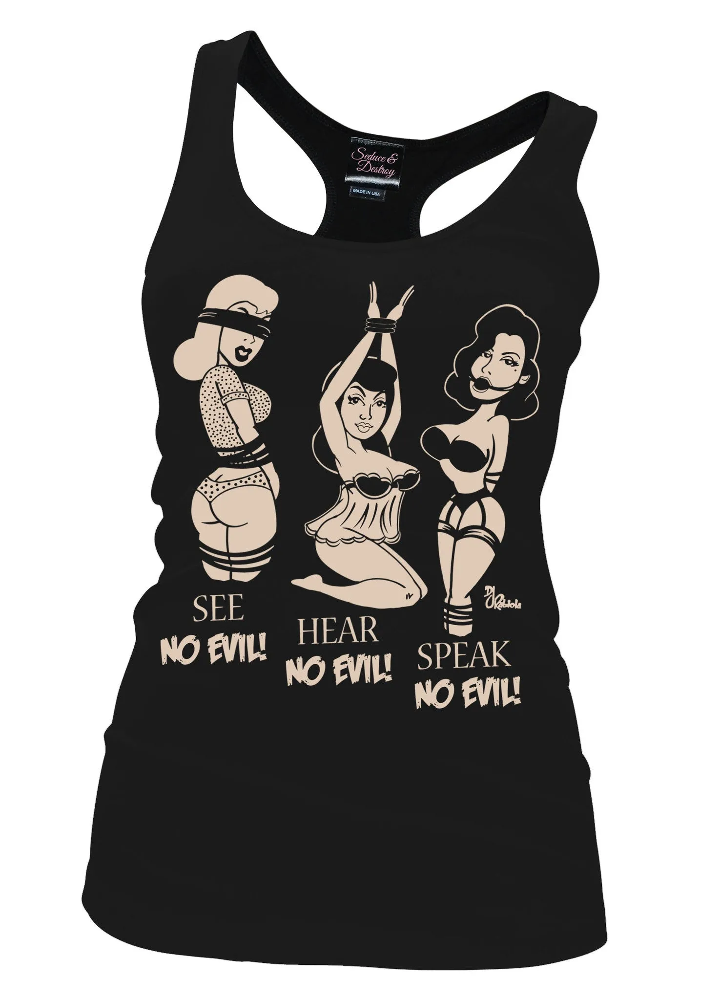 No Evil Racerback Tank Top