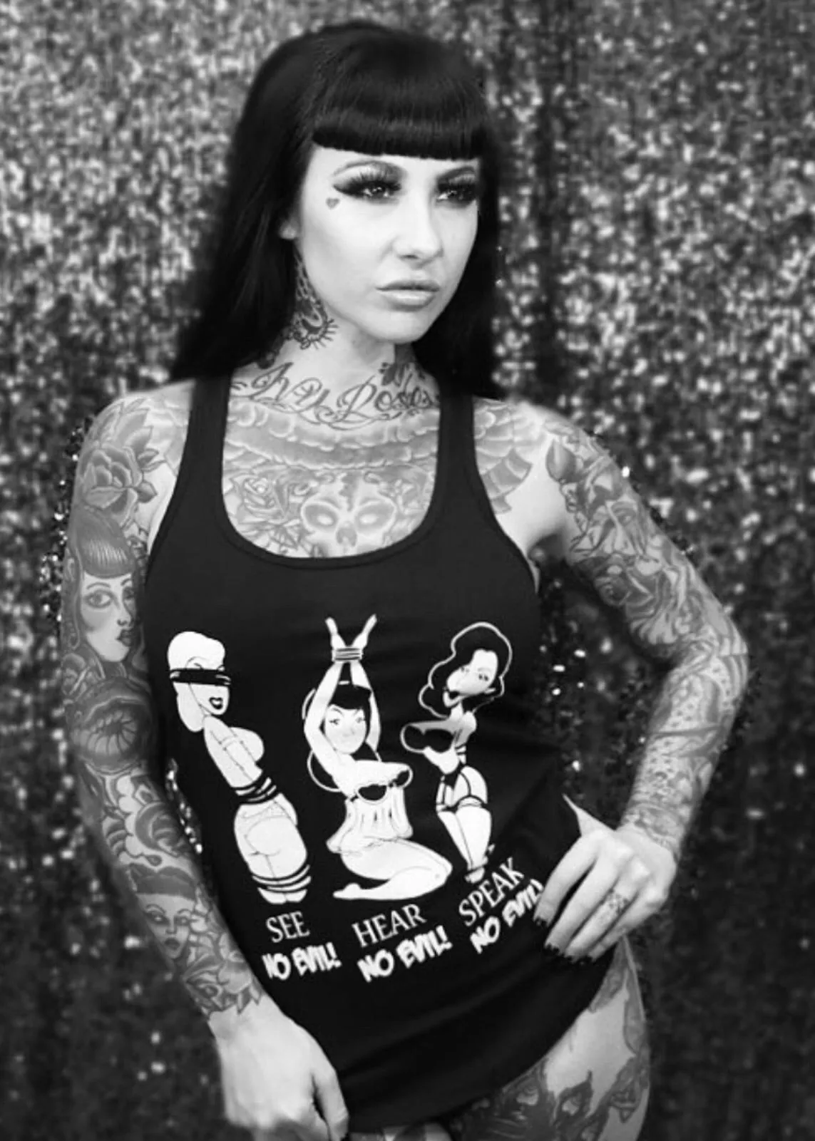 No Evil Racerback Tank Top