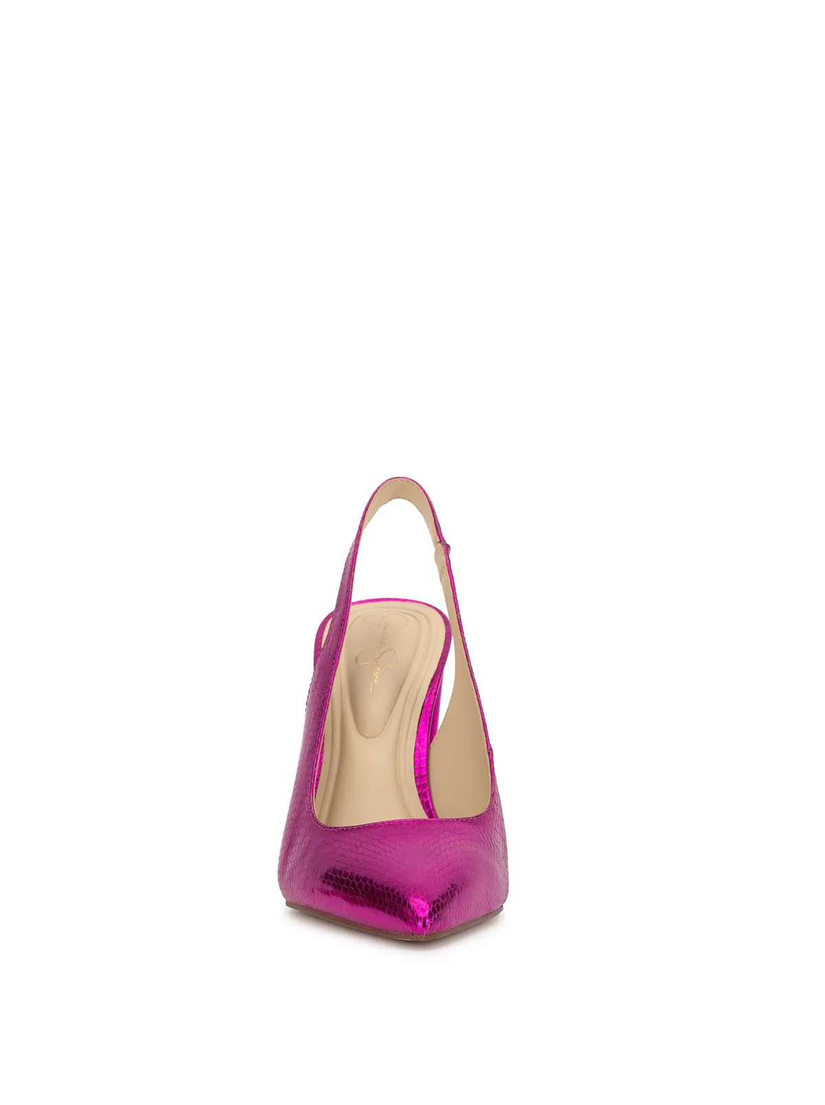 Noula Slingback Pointed Toe Pump in Pink