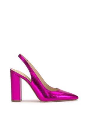 Noula Slingback Pointed Toe Pump in Pink