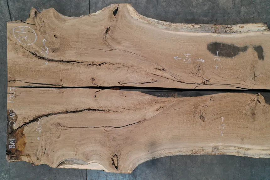Oregon White Oak Bookmatch Set OWOBM-1307