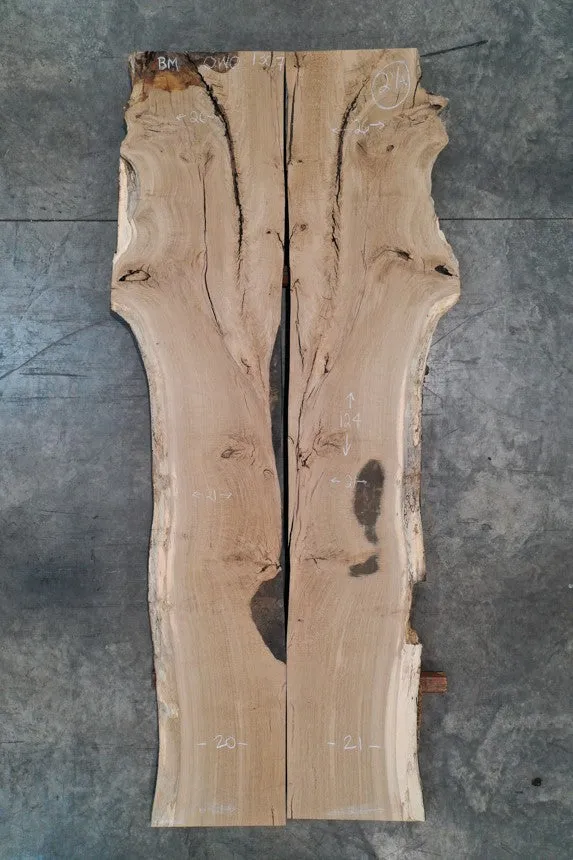 Oregon White Oak Bookmatch Set OWOBM-1307