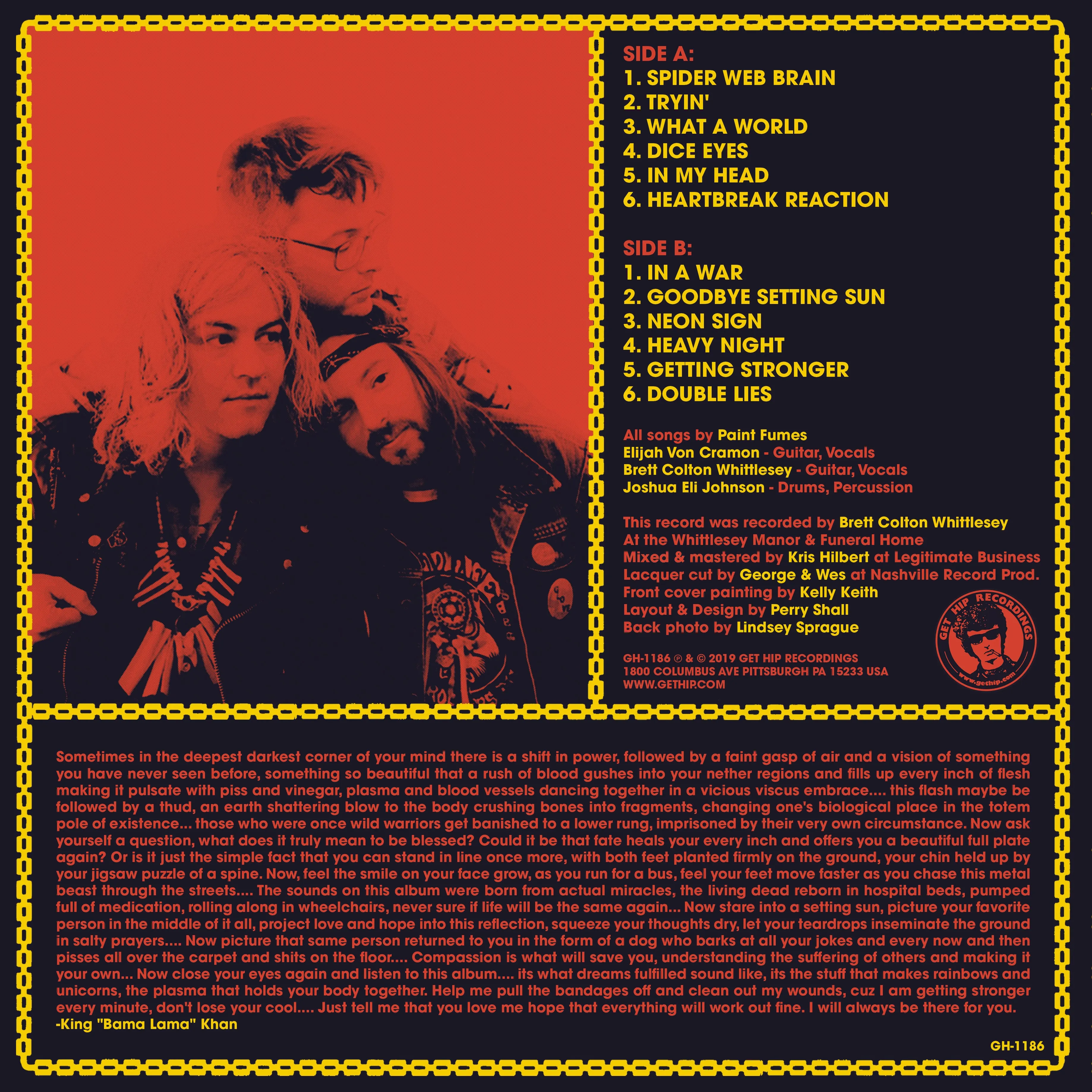 Paint Fumes – What a World – New LP