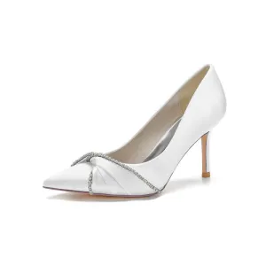 Party Pointed Toe Crystal High Heels