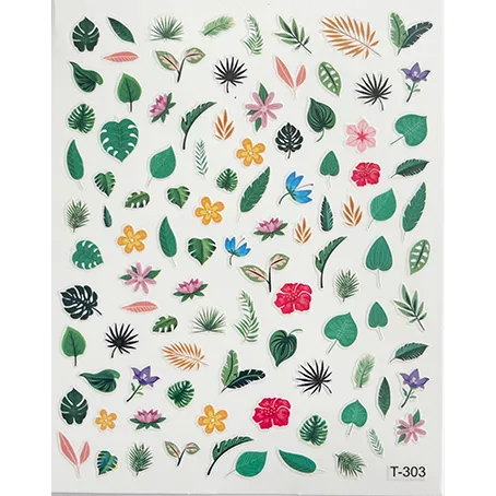 Pasties Decals - Summer Fronds