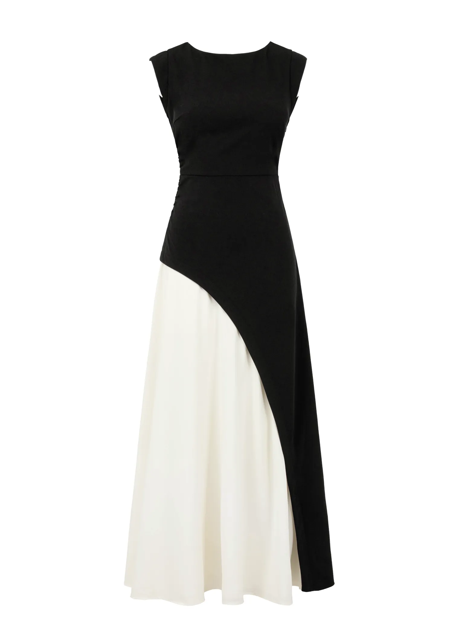 Picasso Maxi Dress - Black Splice